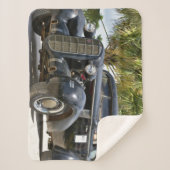 クラシック車ベビーブランケット小 シェルパブランケット (正面)