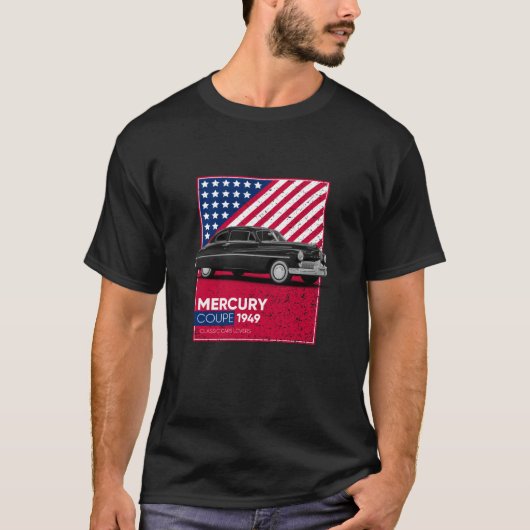 クラシック車マーキュリークーペ1949 Tシャツ (正面)