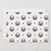 クラシック車ミッドセンチュリーテールライト 招待状 (裏面)