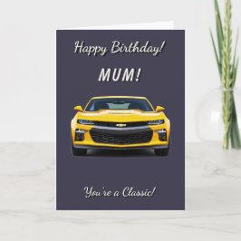 クラシック車ムームあなたはAクラシック誕生日 カード