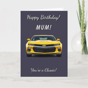 クラシック車ムームあなたはAクラシック誕生日 カード