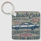クラシック車レトロ キーホルダー (正面)