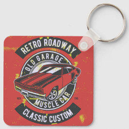 クラシック車ヴィンテージ キーホルダー