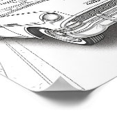 クラシック車大人の着色 ポスター (角)