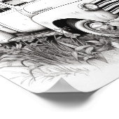 クラシック車大人の着色 ポスター (角)