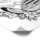 クラシック車大人の着色 ポスター (角)