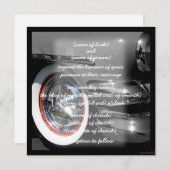 クラシック車招待状 招待状 (正面/裏面)