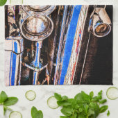 クラシック車美しい キッチンタオル (折り畳み)