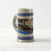 クラシック車美しい ビールジョッキ (正面左)