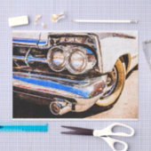 クラシック車美しい 薄葉紙 (クラフト)