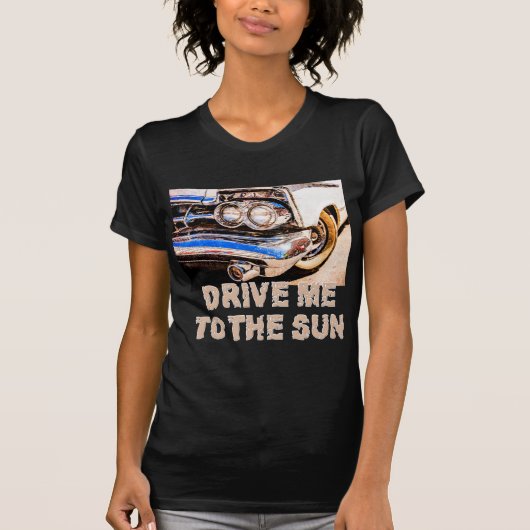 クラシック車美しい Tシャツ (正面)