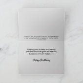 クラシック車誕生日カード カード (内部)