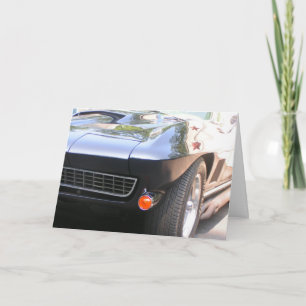クラシック車誕生日カード カード
