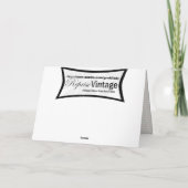 クラシック車誕生日 カード (裏面)