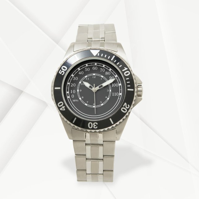 クラシック車速度計 腕時計 (クリエイターアップロード済み)