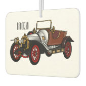 クラシック車1920漫画イラストレーション カーエアーフレッシュナー (左)