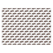 クラシック車1920漫画イラストレーション テーブルクロス (正面(横))