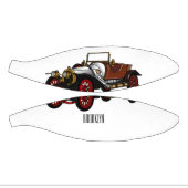 クラシック車1920漫画イラストレーション ミニバスケットボール (パネル)