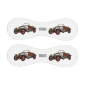 クラシック車1920漫画イラストレーション 野球ボール (パネル)