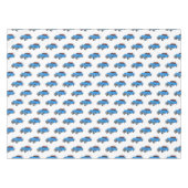 クラシック車1948漫画イラストレーション テーブルクロス (正面(横))