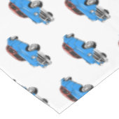 クラシック車1948漫画イラストレーション テーブルクロス (アングル)