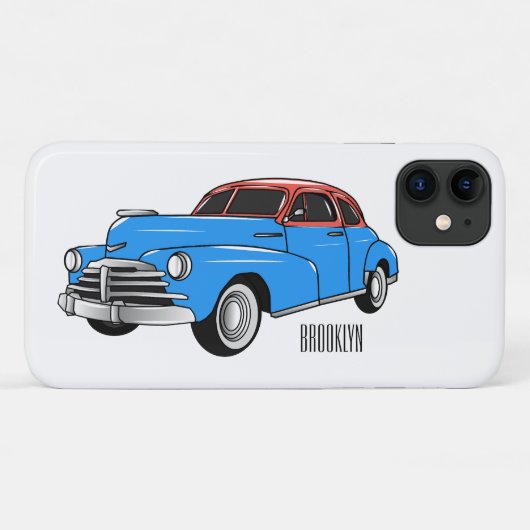 クラシック車1948漫画イラストレーション Case-Mate iPhoneケース (裏面(横))