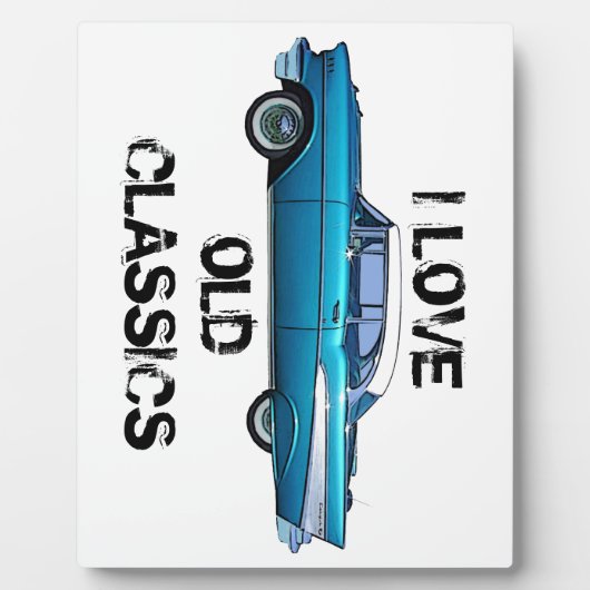 クラシック車1957シボイ・ベル・アカスタムレ フォトプラーク (正面)