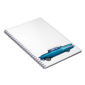 クラシック車1957シボイBelAireノートブカスタムック ノートブック (右側)