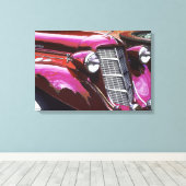 クラシック車：オーバーン キャンバスプリント (インサイチュ (ウッドフロア))