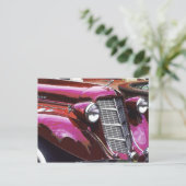 クラシック車：オーバーン ポストカード (スタンド正面)