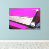 クラシック車：シボレーBel Air キャンバスプリント (インサイチュ (ウッドフロア))