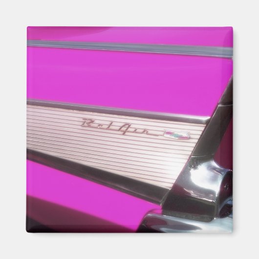 クラシック車：シボレーBel Air マグネット (正面)