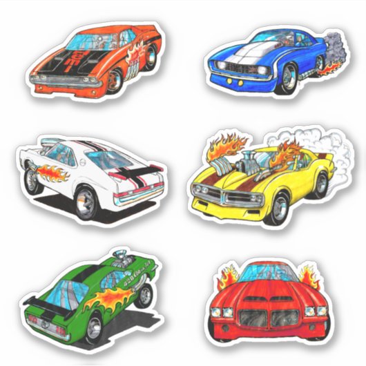 クラシック車 シール (正面)