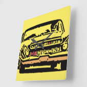 クラシック車 スクエア壁時計 (傾斜)