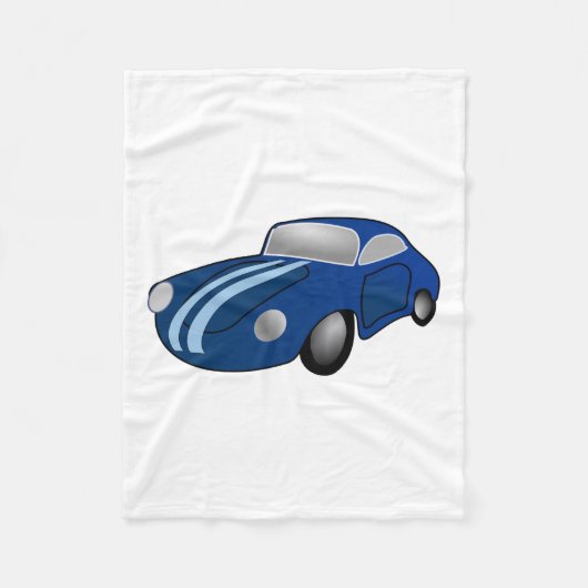 クラシック車 フリースブランケット (正面)