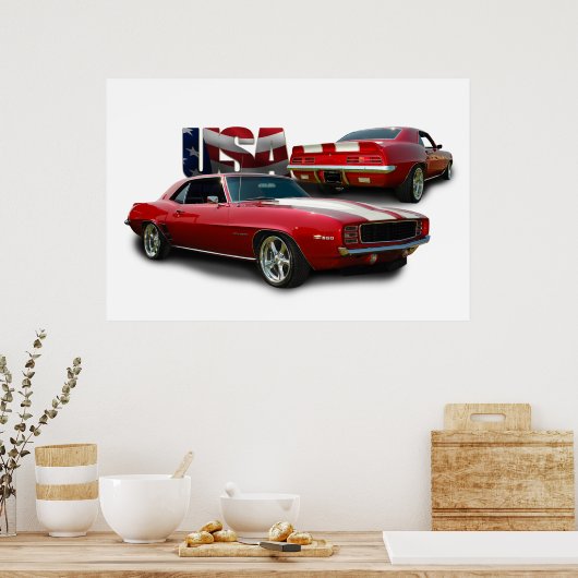 クラシック車 ポスター (キッチン)