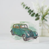 クラシック車 ポストカード (スタンド正面)