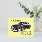 クラシック車 ポストカード (スタンド正面)