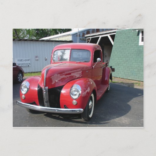 クラシック車 ポストカード (正面)
