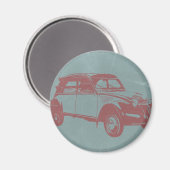 クラシック車 マグネット (正面/裏面)