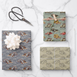 クラシック車 ラッピングペーパーシート