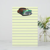 クラシック車 便箋 (スタンド正面)