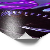 クラシック車：燃えフード付きシボレー フォトプリント            (角)