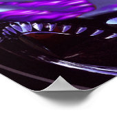 クラシック車:燃えフード付きシボレー ポスター (角)