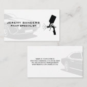 クラシック車 | 自動サー絵を描ビス 名刺 (正面/裏面)