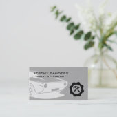 クラシック車 | 自動サー絵を描ビス | 整備士技術 名刺 (スタンド正面)