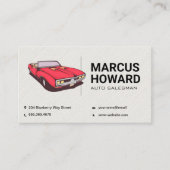 クラシック車 | 自動販売員 | 企業の 名刺 (正面)