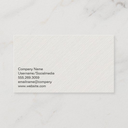 クラシック車 | 自動販売員 名刺 (裏面)