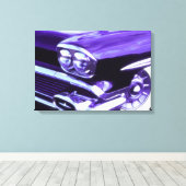 クラシック車： 1958シボレー キャンバスプリント (インサイチュ (ウッドフロア))