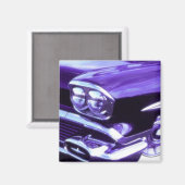 クラシック車： 1958シボレー マグネット (正面/裏面)